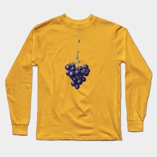 Bunch of blue grapes by Jean Bernard Long Sleeve T-Shirt